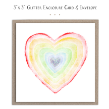 Load image into Gallery viewer, Rainbow Heart - Mini Card