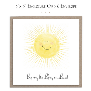 Happy Birthday Sunshine - Mini Card