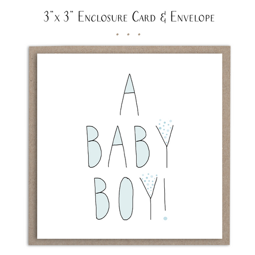 A Baby Boy! - Mini Baby Card