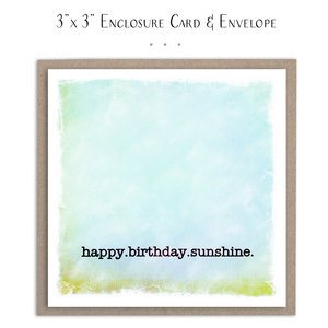 Happy Birthday Sunshine - Mini Card