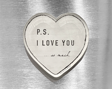 Load image into Gallery viewer, PS I Love You - Heart Magnet &amp; Mini Envelope