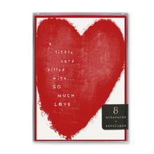 Load image into Gallery viewer, Boxed Love Notecards – So Much Love Set of 8