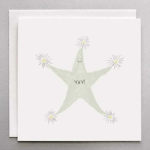 Yay! Starfish Sparklers - Card