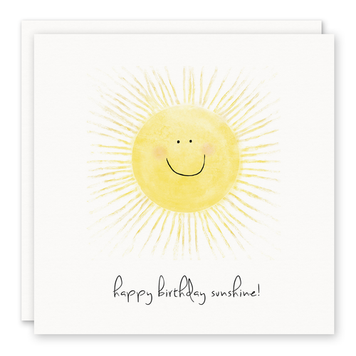Happy Birthday Sunshine (sun) - Card