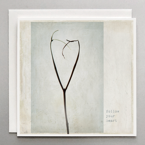 Love & Encouragement Card – Follow Your Heart Twig Design