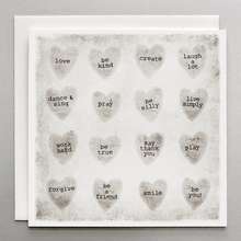Load image into Gallery viewer, Candy Hearts Card