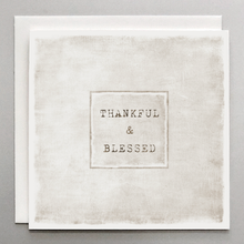 Load image into Gallery viewer, Thankful and Blessed - Thank You Card