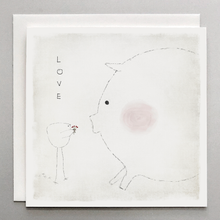 Load image into Gallery viewer, Blushing Pig Card