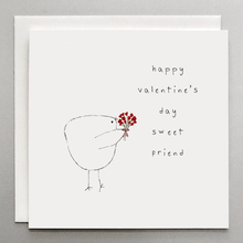 Load image into Gallery viewer, Happy Valentine's Day Sweet Friend - Greeting Card