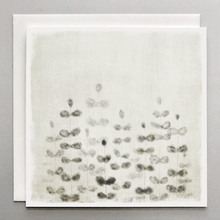 Load image into Gallery viewer, Botanical Card – Charcoal Gray Watercolor Ferns on Cotton Paper