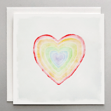 Load image into Gallery viewer, Rainbow Heart Card