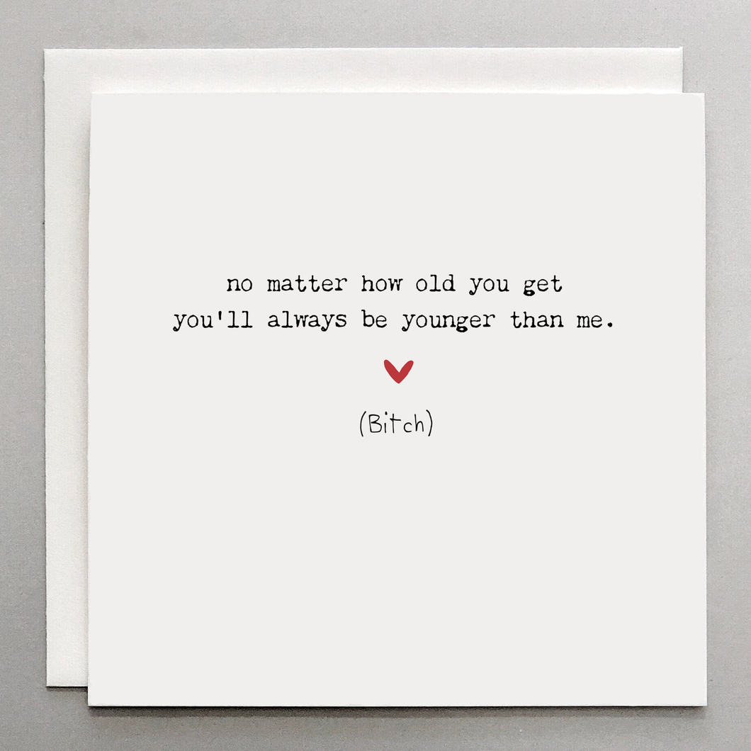 No Matter How Old You Get - Funny Birthday Card