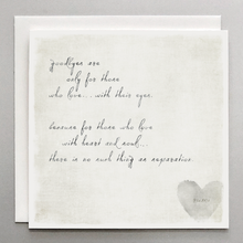 Load image into Gallery viewer, Sympathy Card – Rumi Quote on Love and Separation