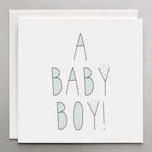 Load image into Gallery viewer, A Baby Boy!  Greeting Card