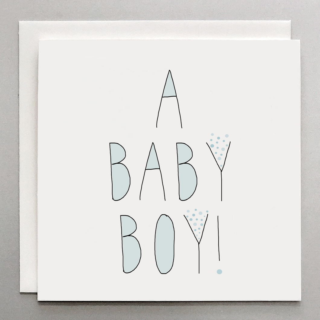 A Baby Boy!  Greeting Card