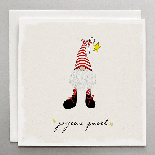 Gnome Christmas Card – Joyeux Gnoel