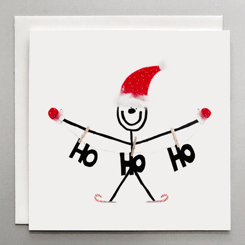 Santa 'ho-ho-ho' Holiday Card