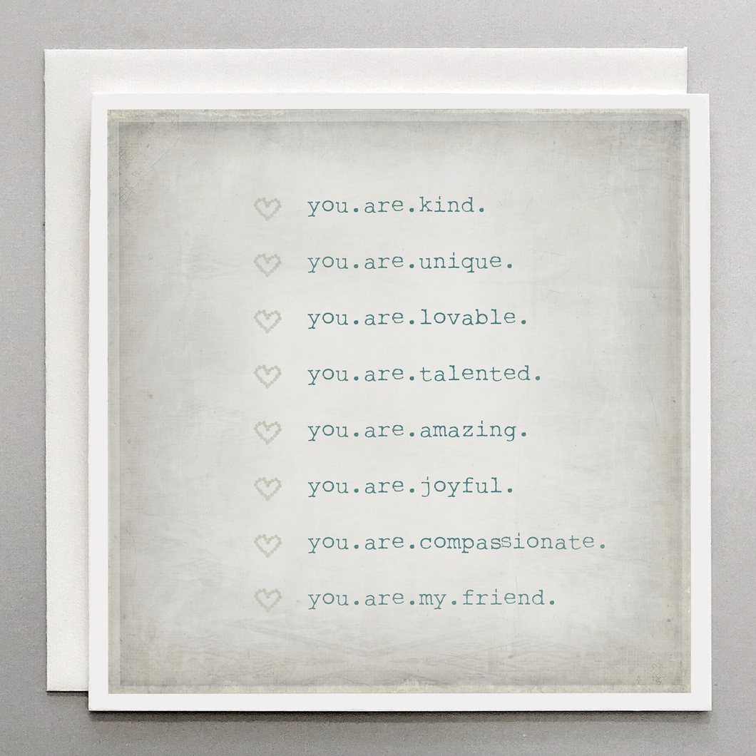 Friendship Card - You Are My Friend