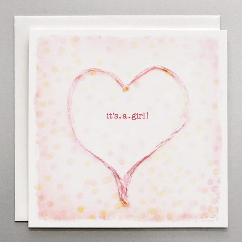 It's A Girl - Card