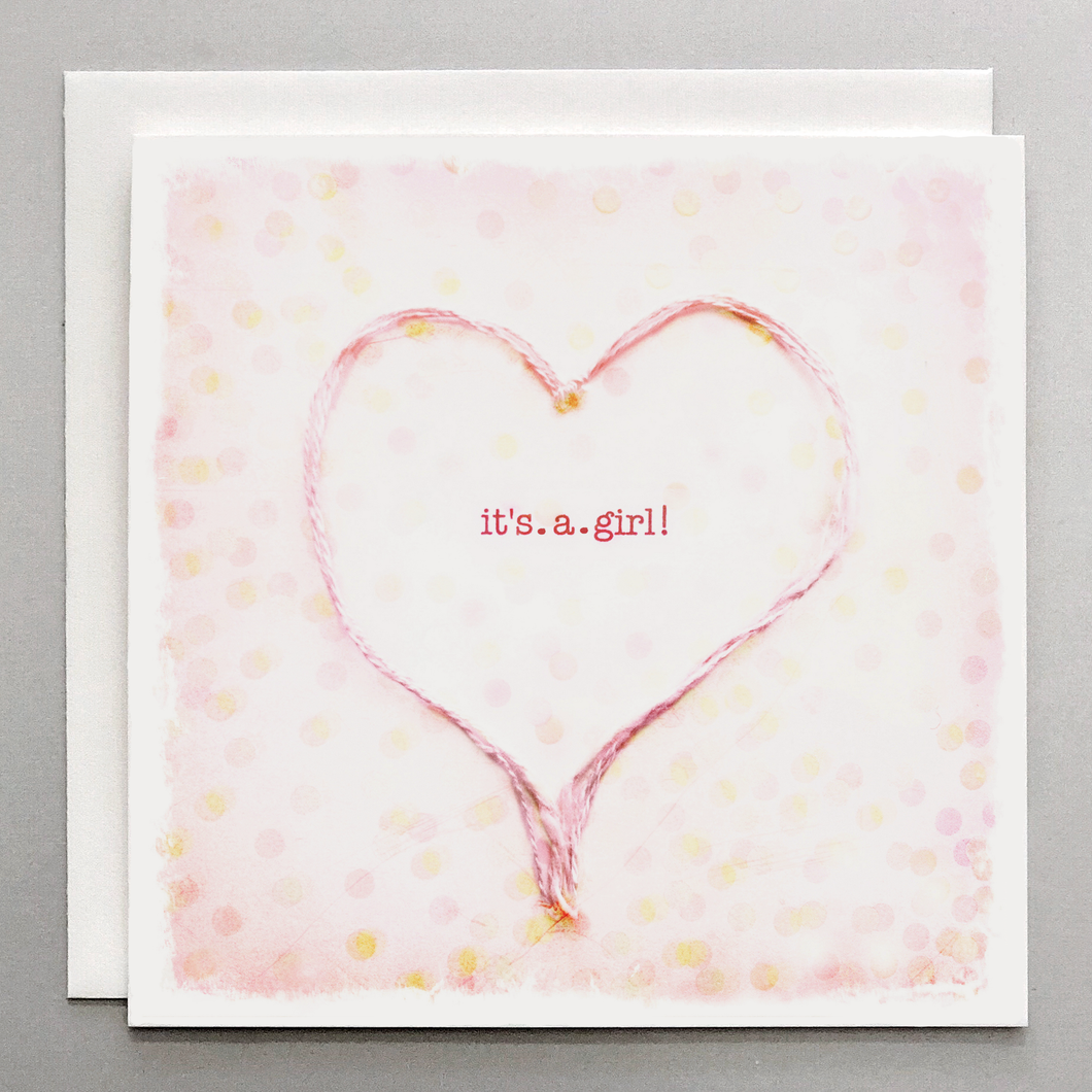 It's A Girl - Card