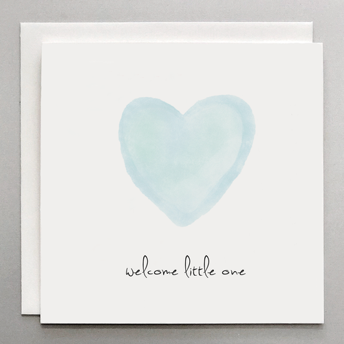 Welcome Little One Baby Boy Card
