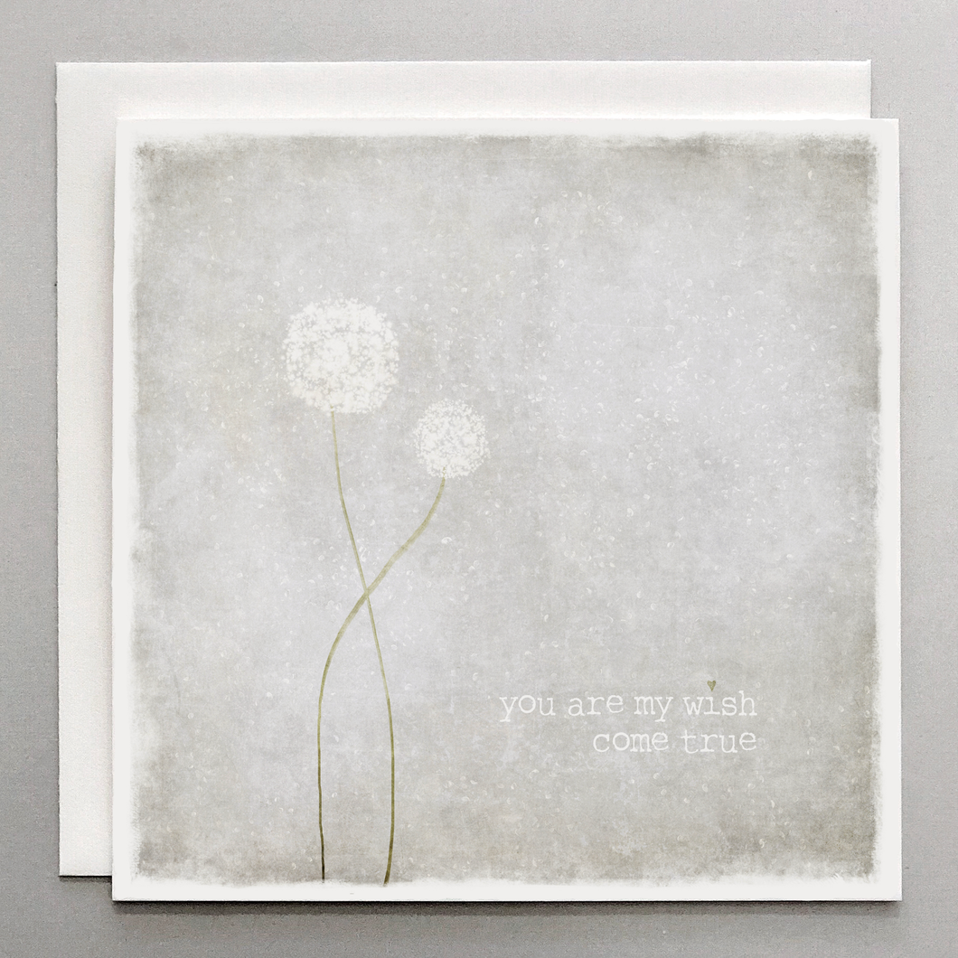 You Are My Wish Come True - Love Card