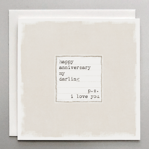 Happy Anniversary... PS I Love You Card