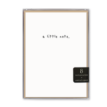 Load image into Gallery viewer, Boxed Greeting Cards – A Little Note (Set of 8)
