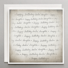 Load image into Gallery viewer, Happy Birthday Darlin&#39; Daughter Card