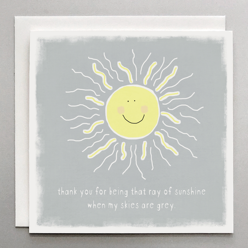 Ray of Sunshine - Thankful for You Card