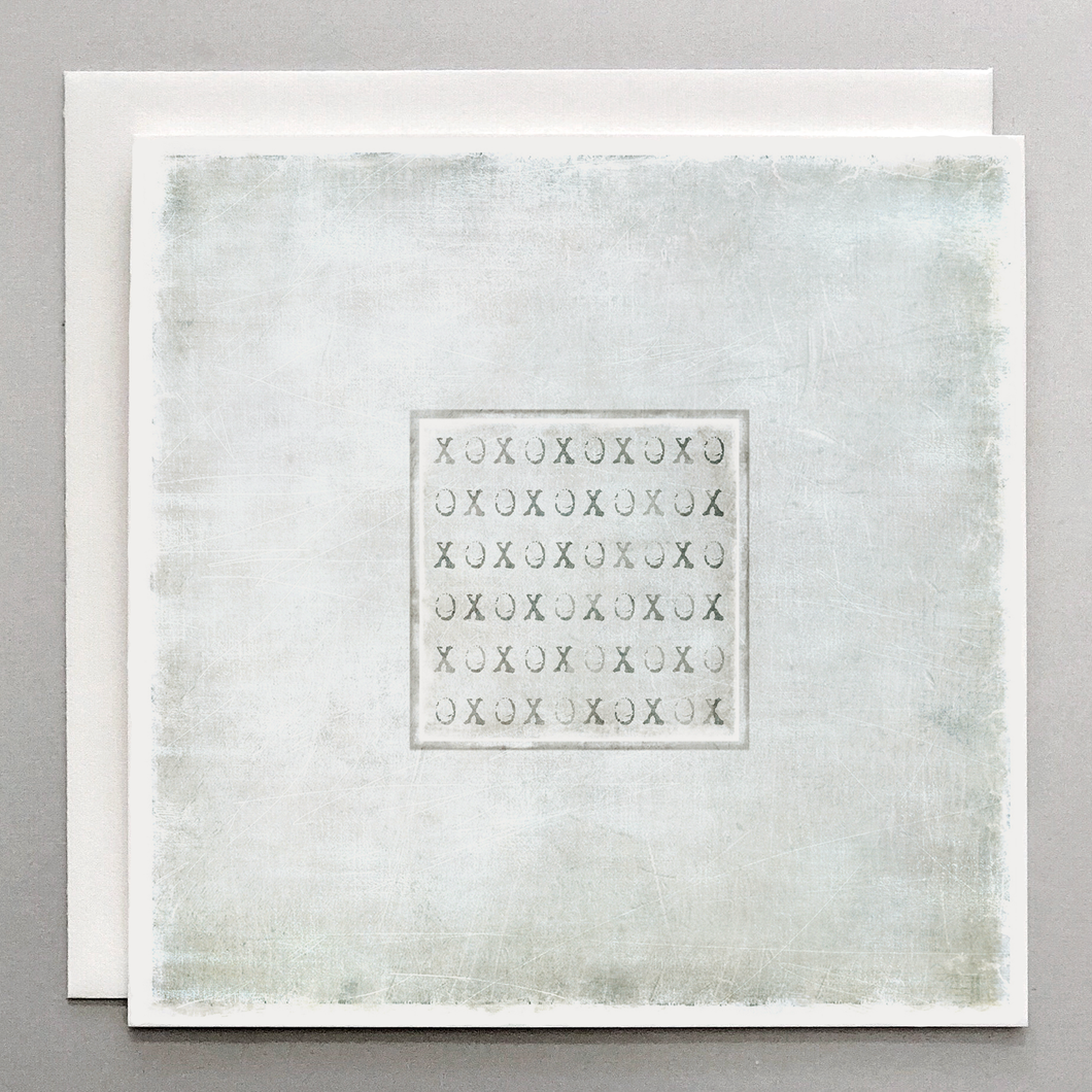 Love & Friendship – XOXOXO Ocean Blue Card