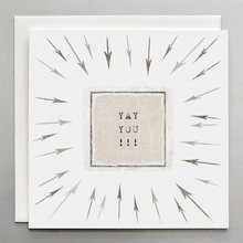 Load image into Gallery viewer, Yay You Greeting Card