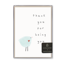 Load image into Gallery viewer, Boxed Thank You Cards – Thank You for Being You Set of 8
