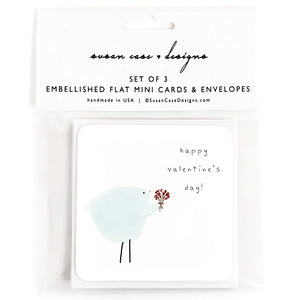 Valentines Day Cards / Enclosure Cards / Valentines Day Gift Tags / Mini Cards