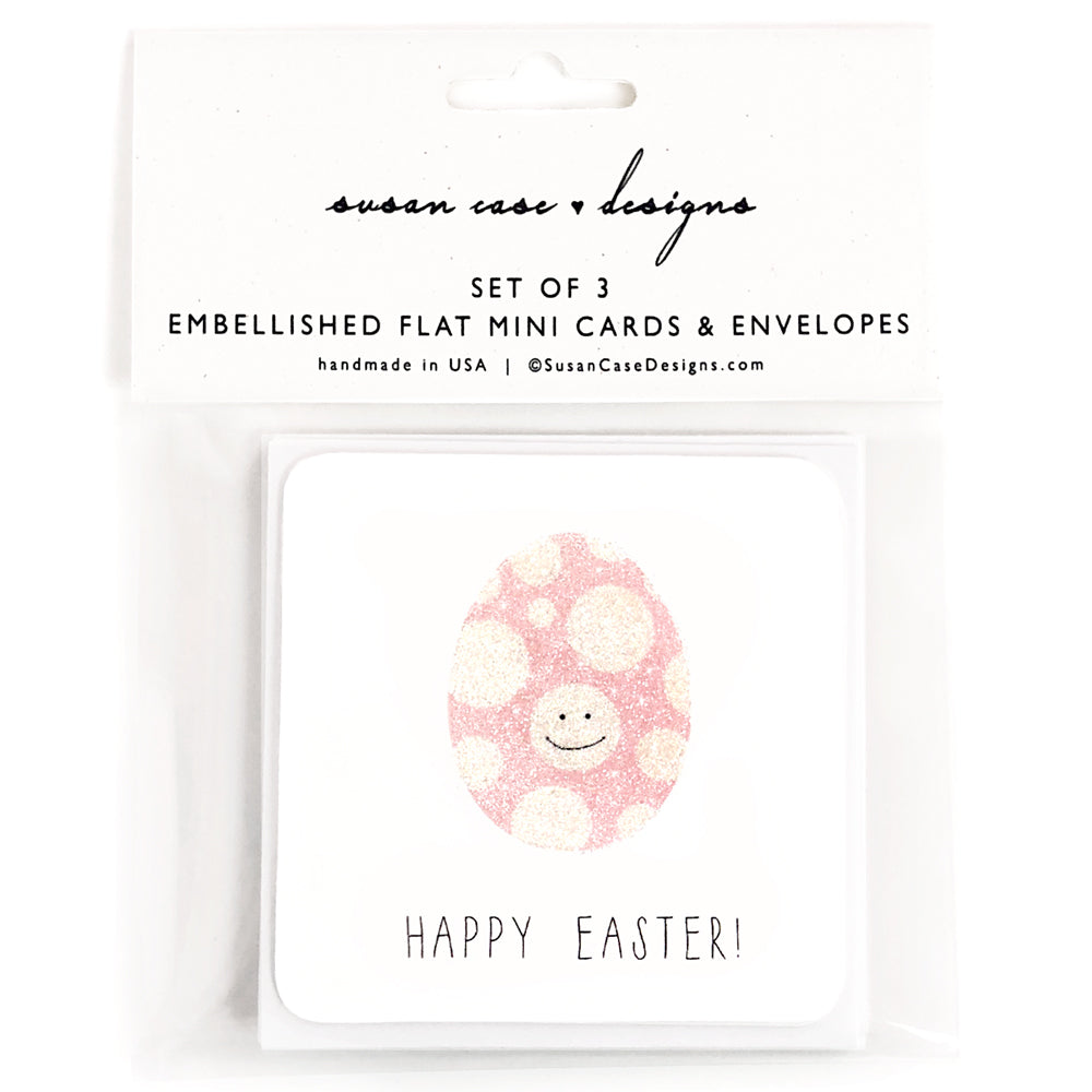 easter egg mini cards with envelopes, gift tags