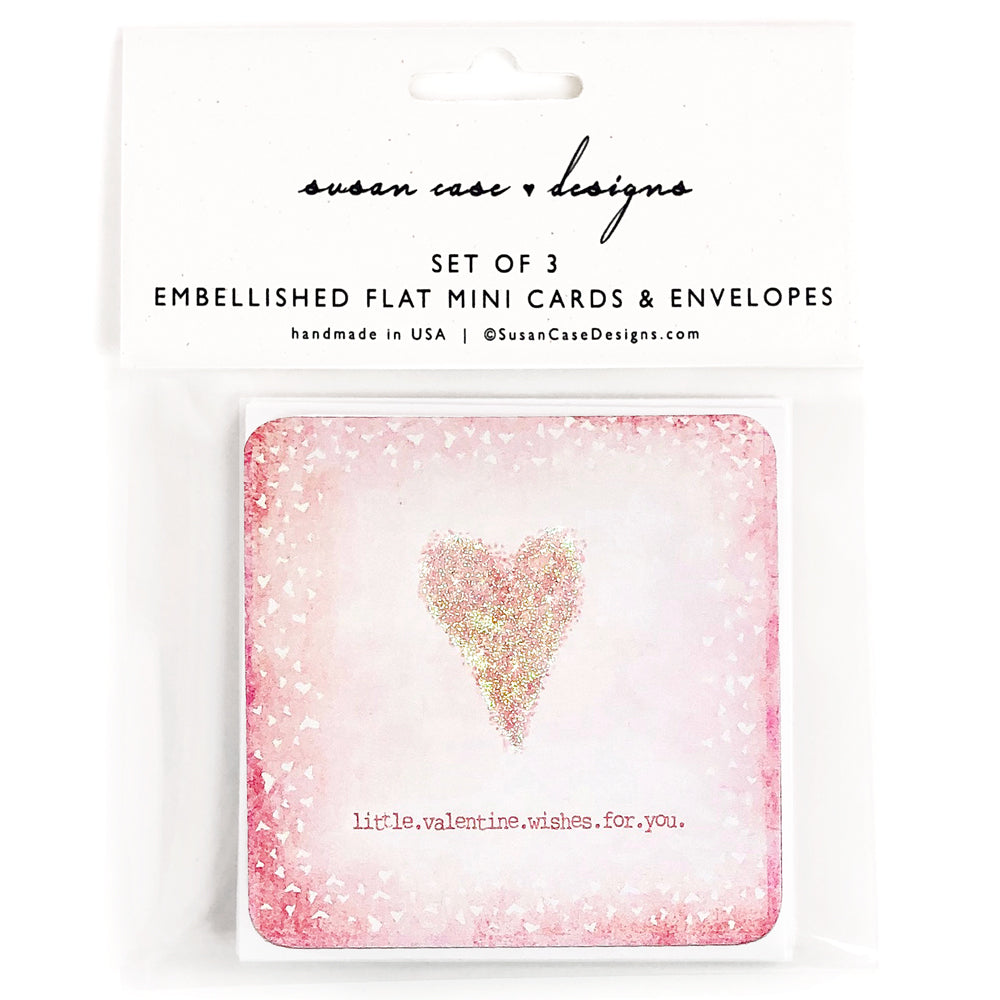 Valentines Enclosure Cards / Valentines Day Gift Tags | Susan Case Designs