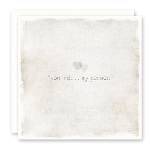 You Are My Person - Card For Best Friend, Love Card, Blank Inside