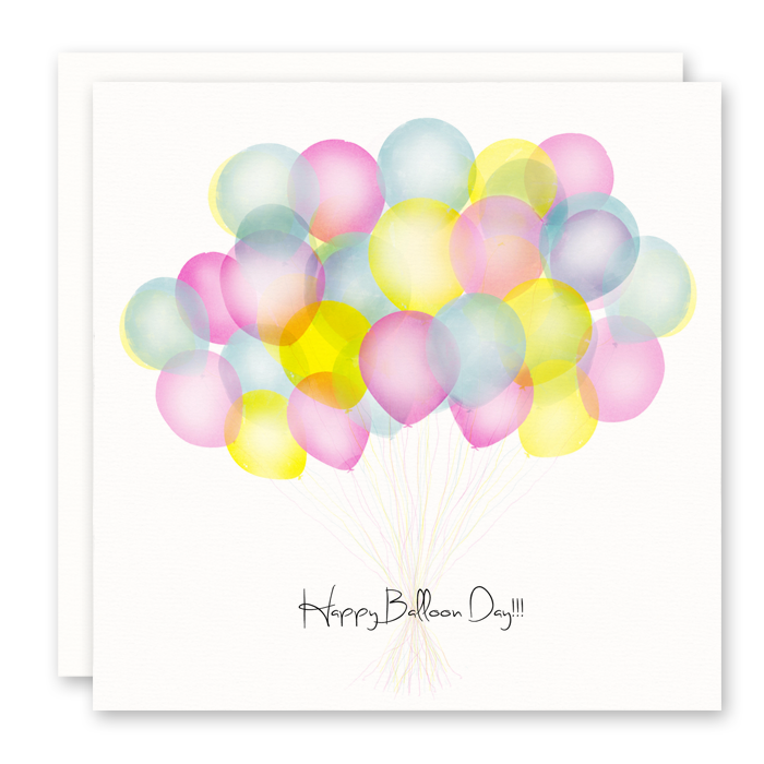 BALLOON BIRTHDAY CARD - Happy Balloon Day!