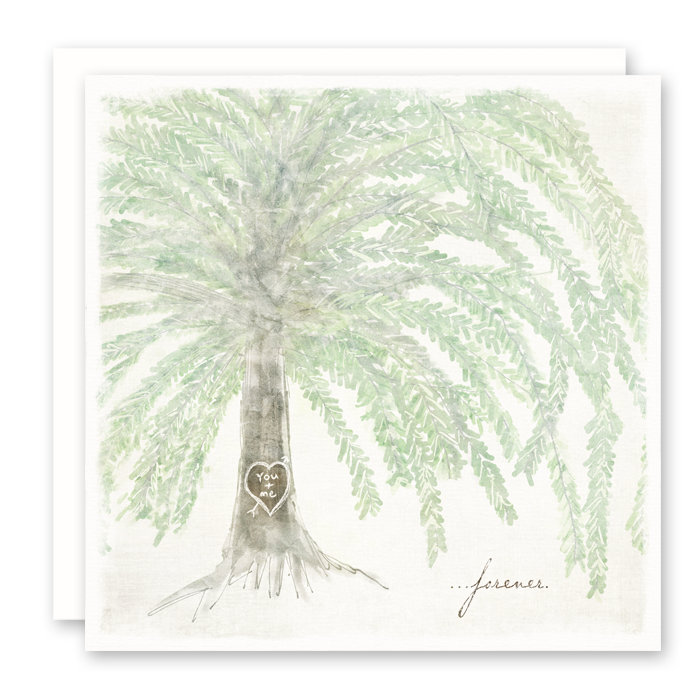 LOVE CARD, ANNIVERSARY Card, You And Me Forever, Under The Willow Tree –  Susan Case Designs