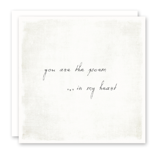 Poem Of My Heart - Card