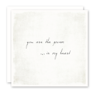 Poem Of My Heart - Card