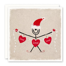 Load image into Gallery viewer, Jolly Santa Holiday Card