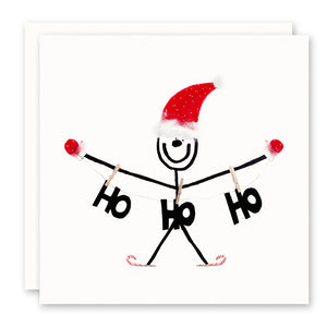 Santa 'ho-ho-ho' Holiday Card