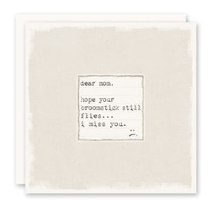 funny miss you card for mom
