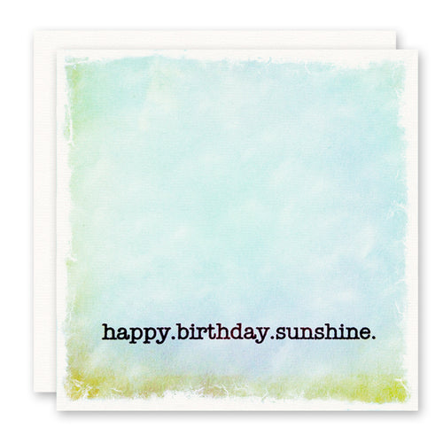 happy birthday sunshine birthday card for friend