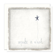 Load image into Gallery viewer, Birthday Card - Make A Wish with a indigo shimmery star