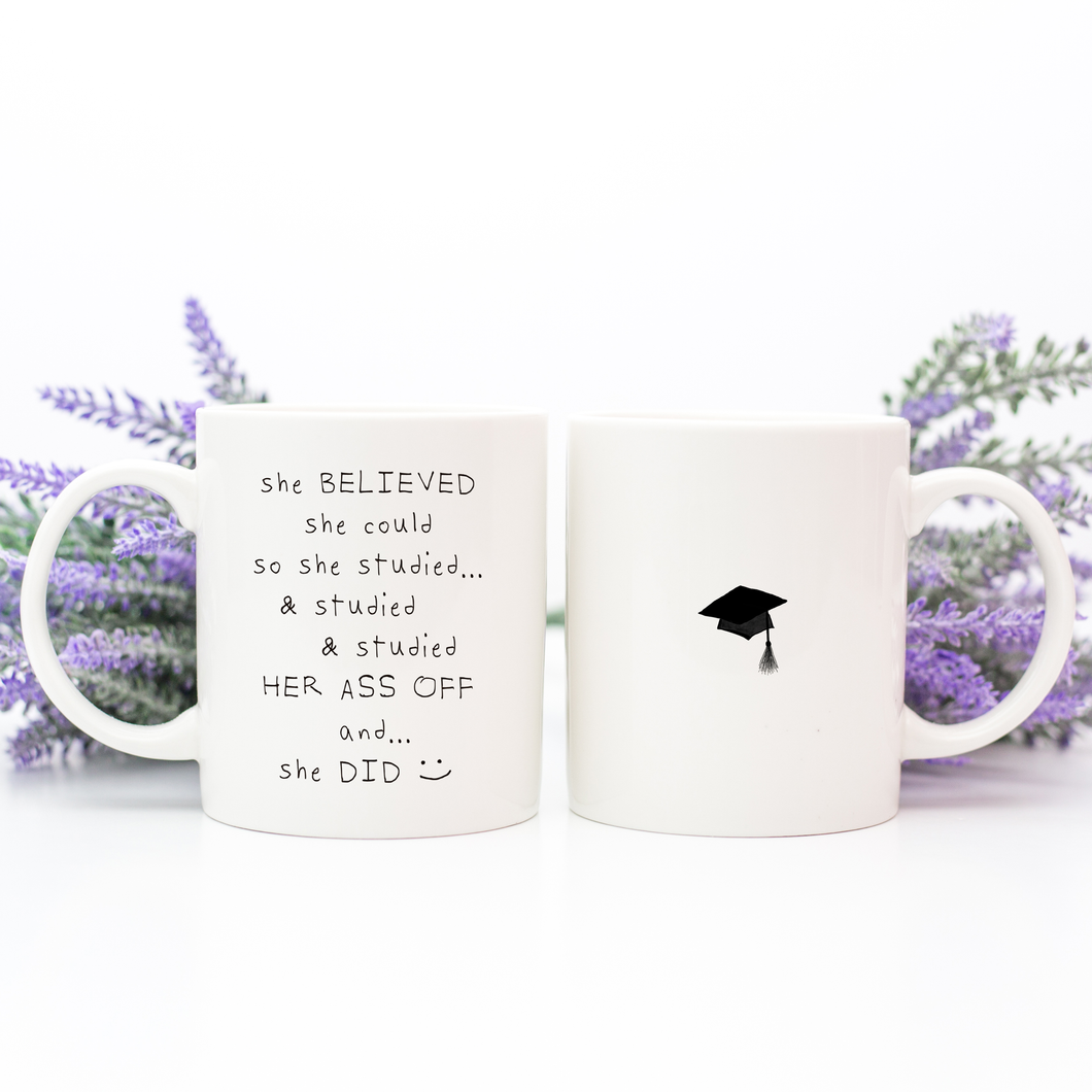 graduation gift for woman, girl, ceramic mug