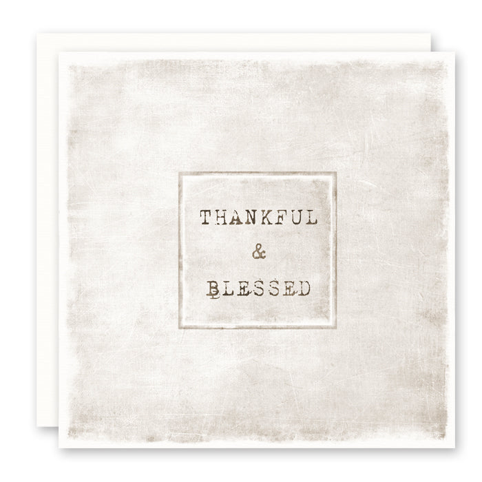 Thankful and Blessed Card