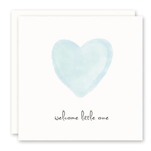 Welcome Little One Baby Boy Card